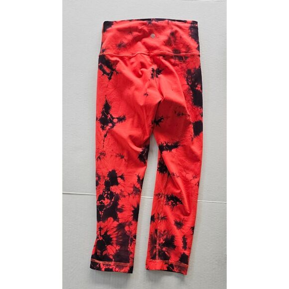 Lululemon Women’s Align Buttery Soft Yoga Legging | Red Black Multi | Size 6 EUC - Picture 5 of 10